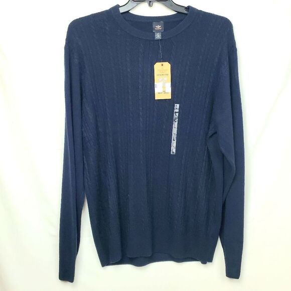 NWT Dockers Men's LARGE Crew neck Knit sweater - Picture 1 of 3
